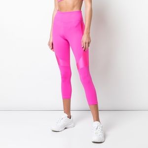 Alala Yoga Hot Pink Cropped Vamp Tight